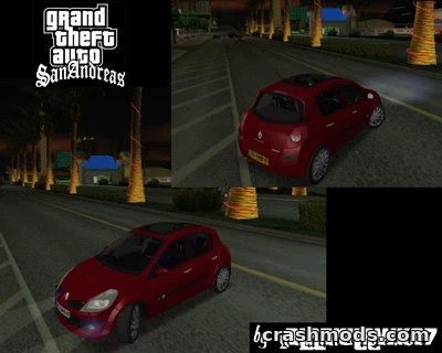 Renault Clio – Detailed Hatchback with Official Colours GTA San Andreas mod screenshot