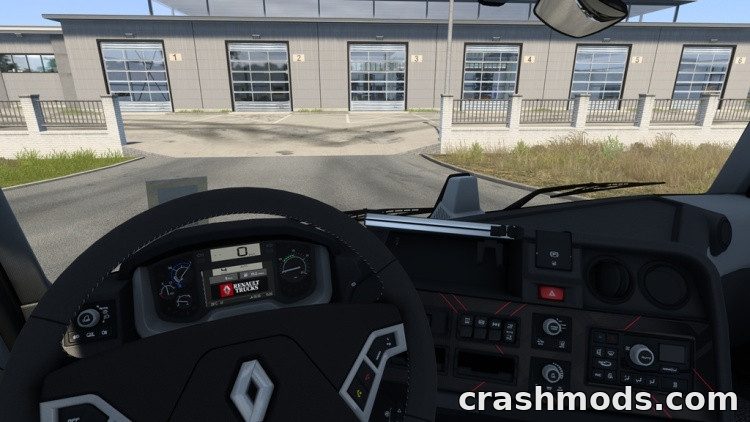 Renault Range T Dashboard – Improved Cockpit for the SCS Truck – screenshot 2