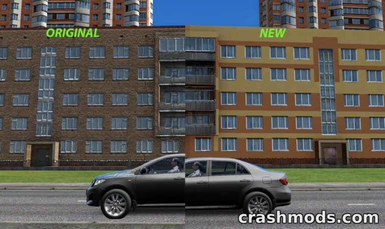 Retextur – Enhanced Environment Textures Upgrade City Car Driving mod screenshot