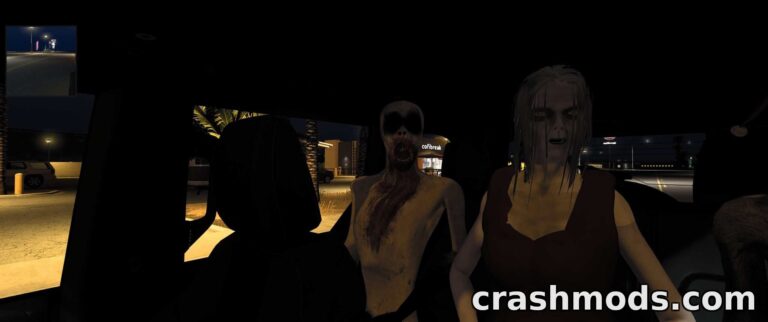 Rideshare Jobs for Road Trip – Halloween Edition American Truck Simulator mod screenshot