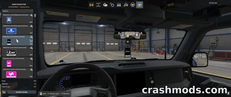 Rideshare Jobs – Uber and Lyft Passenger Hauling American Truck Simulator mod screenshot