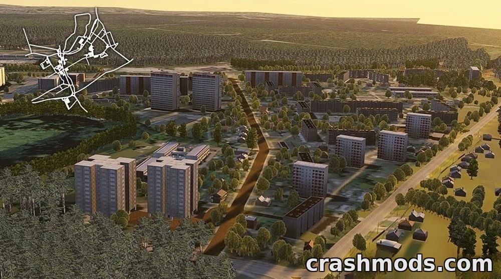 Riga East (Mežciems) – Latvian Suburb Drift and Cruise Map – screenshot 2