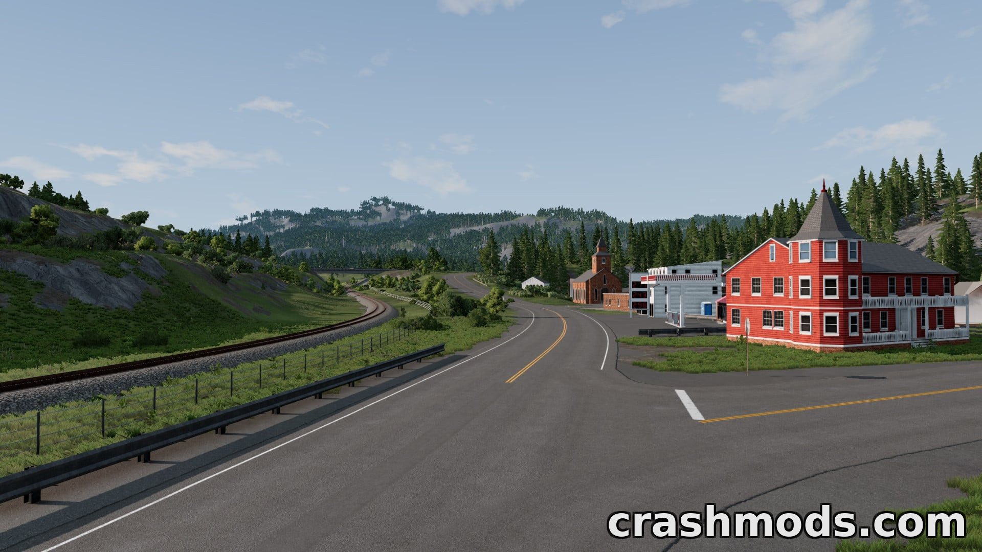 River Highway – 200 km Road Map with Airport and Railway – screenshot 4