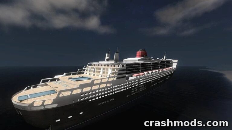 RMS Queen Mary – Iconic Ocean Liner Ship for Boats Fans GTA San Andreas mod screenshot