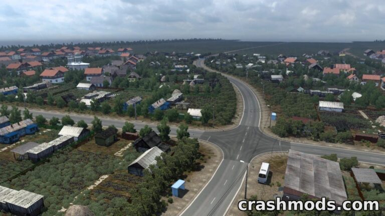 Road to Caucasus – Expansive Regional Map Add-on Euro Truck Simulator 2 mod screenshot
