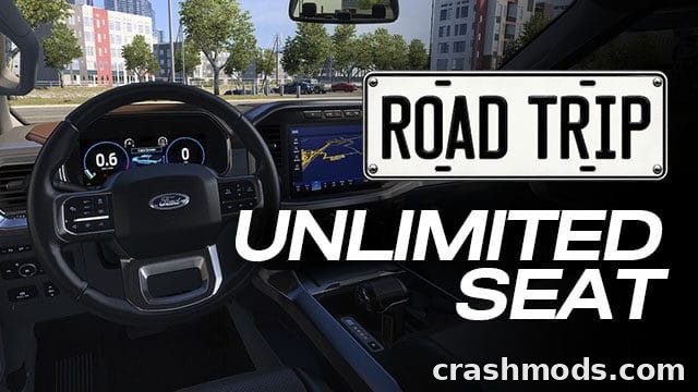 Road Trip Cars – Unlimited Seat Adjustment Range American Truck Simulator mod screenshot