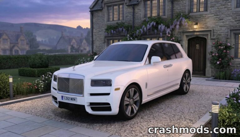 Rolls-Royce Cullinan 2021 – High-Quality Luxury SUV American Truck Simulator mod screenshot