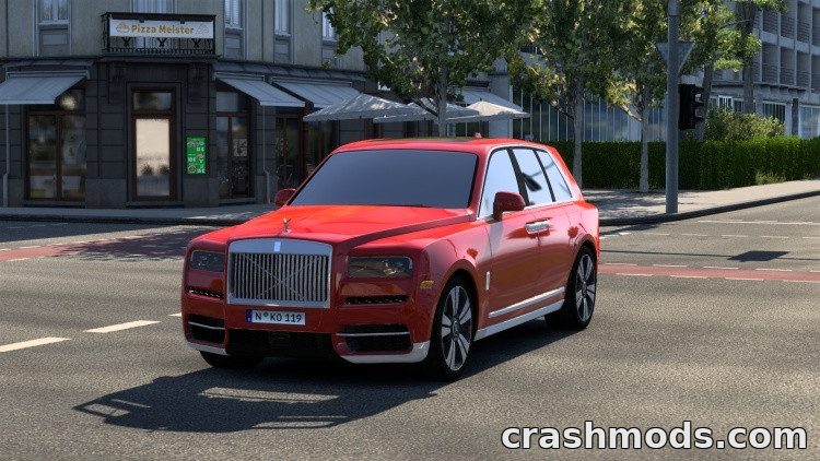 Rolls-Royce Cullinan 2021 – Luxury SUV with Digital Dashboard Euro Truck Simulator 2 mod screenshot