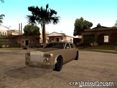 Rolls-Royce Phantom Black Revel – Tunable Luxury Coupe GTA San Andreas mod screenshot