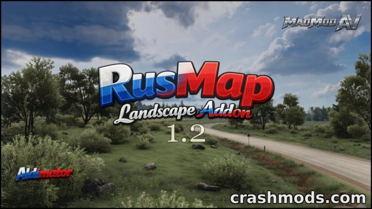 RusMap Landscape Addon – Detailed Vegetation and Scenery Expansion Euro Truck Simulator 2 mod screenshot