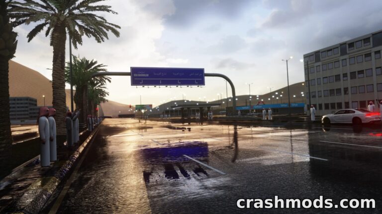 Saudi Arabia Streets MTN – Fictional Urban and Mountain Track Assetto Corsa mod screenshot