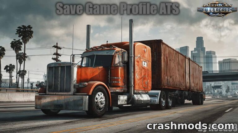 Save Game Profile – Fully Unlocked Trucking Empire American Truck Simulator mod screenshot