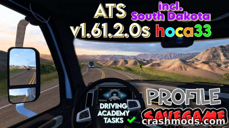 Save Game Profile – Fully Unlocked & Maxed Out American Truck Simulator mod screenshot