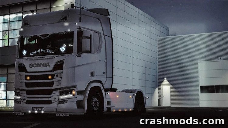 Scania Next Gen Addons – Side Skirts, Bumpers and Lightbars Euro Truck Simulator 2 mod screenshot