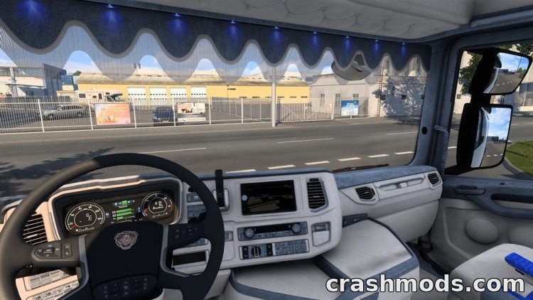 Scania S and R Next Gen – Old School Interior with Own Slots Euro Truck Simulator 2 mod screenshot