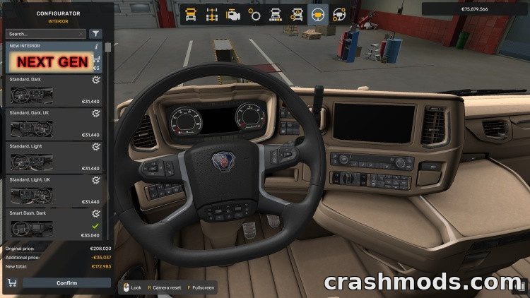 Scania S/R Next Gen Interior – Full Working Cab Interior – screenshot 2