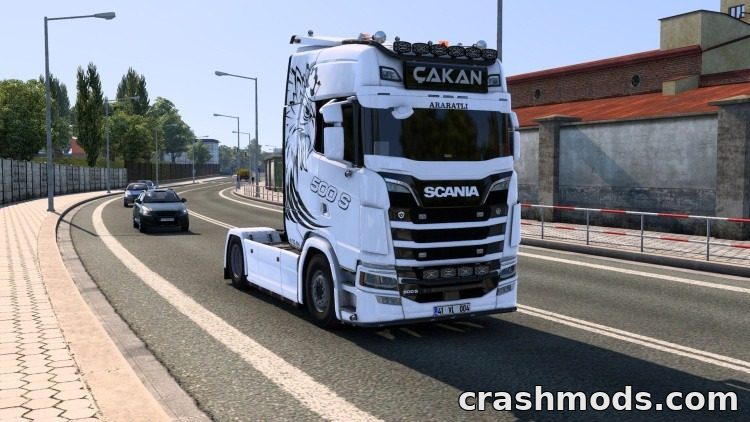 Scania S500 – Open Pipe Sound and Special Interior Euro Truck Simulator 2 mod screenshot