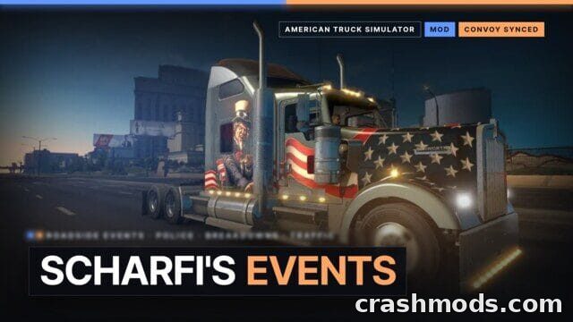 Scharfi’s Events – Dynamic AI Traffic Incidents American Truck Simulator mod screenshot