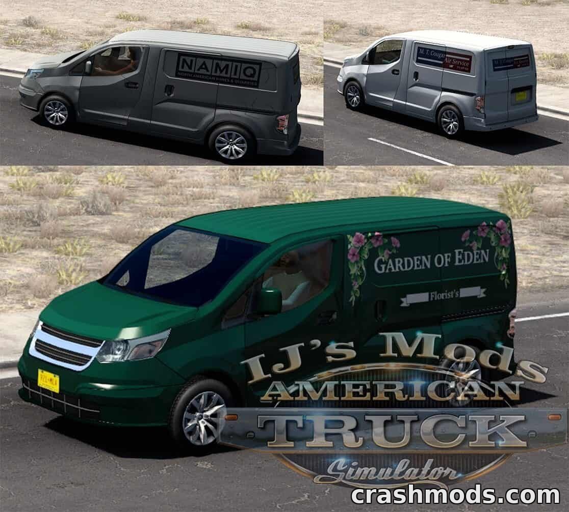 SCS Stock Company Vans – AI Traffic Skin Pack – screenshot 3