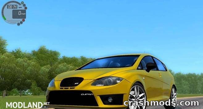 Seat Leon FR 2010 – Drivable Car for City Streets City Car Driving mod screenshot