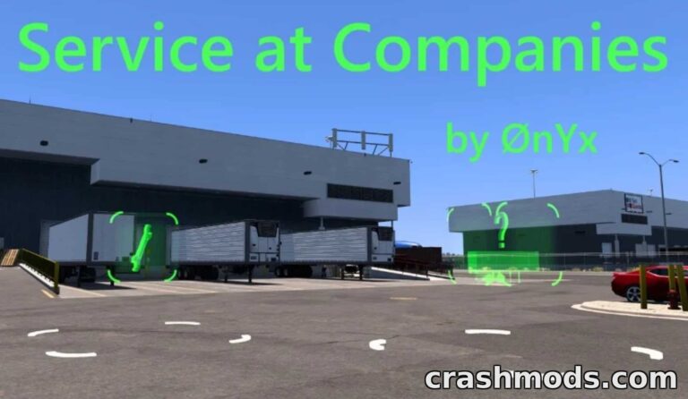 Service at Companies – Garage & Company Service Points American Truck Simulator mod screenshot