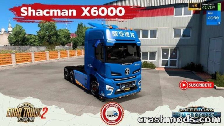 Shacman X6000 – Customizable Heavy Truck American Truck Simulator mod screenshot