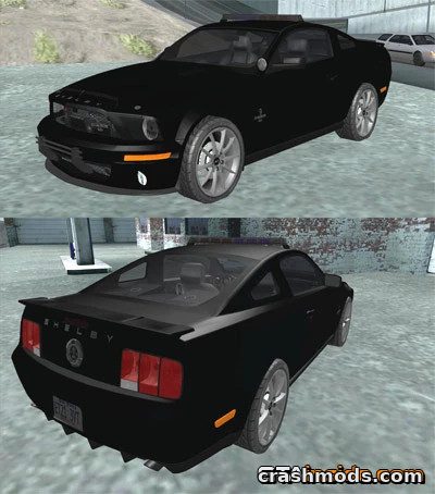 Shelby GT500KR Police Edition – Muscle Patrol Car GTA San Andreas mod screenshot