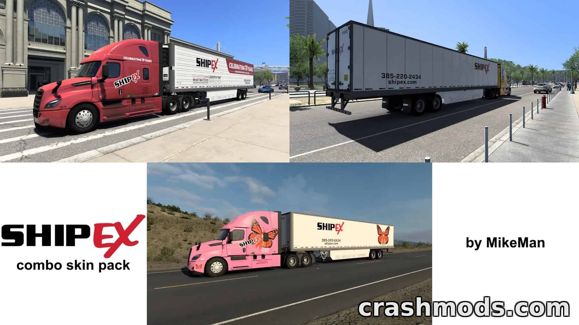 ShipEX Combo Skin Pack – Cascadia & Trailer Livery