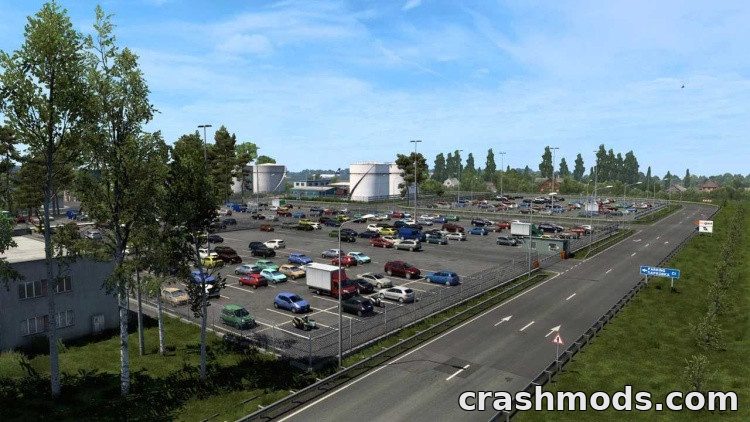 Sibir Map – Siberian Roads From Omsk to Barabinsk Euro Truck Simulator 2 mod screenshot