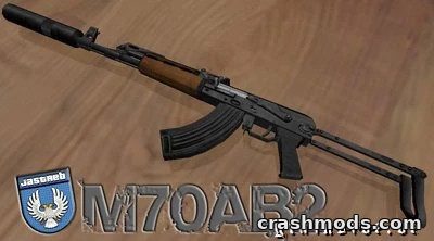 Silenced Zastava M70AB2 – Suppressed Assault Rifle GTA San Andreas mod screenshot