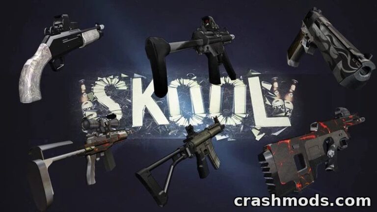 Silver Weapon Pack – Metallic Arsenal Enhancement GTA San Andreas mod screenshot