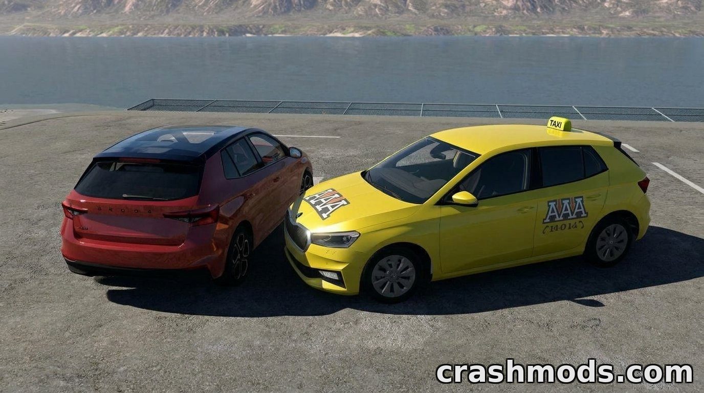 Škoda Fabia MK4 2022 – Hatchback with Taxi, Police and Rally – screenshot 2