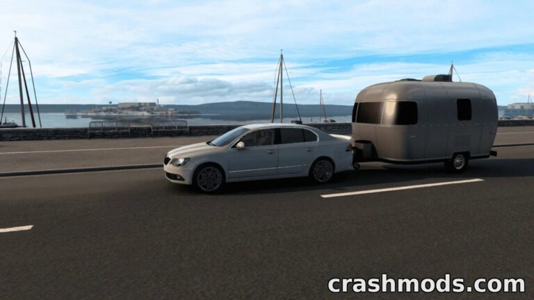 Skoda MPT – Custom Passenger Car with Police and Taxi Options American Truck Simulator mod screenshot