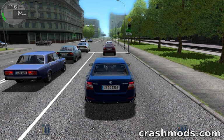Skoda Octavia A7 1.4 TSI DSG – Revised Physics for Wheel Users City Car Driving mod screenshot