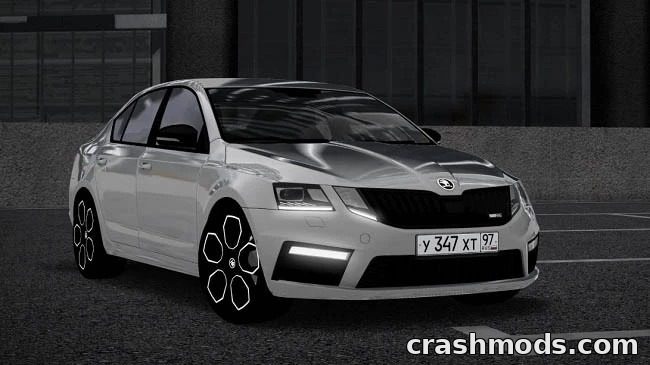 Skoda Octavia RS 2017 – Realistic Sports Sedan Addon City Car Driving mod screenshot