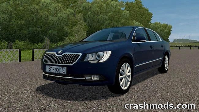 Skoda Superb 2014 – 3.6-Litre AWD Sedan City Car Driving mod screenshot