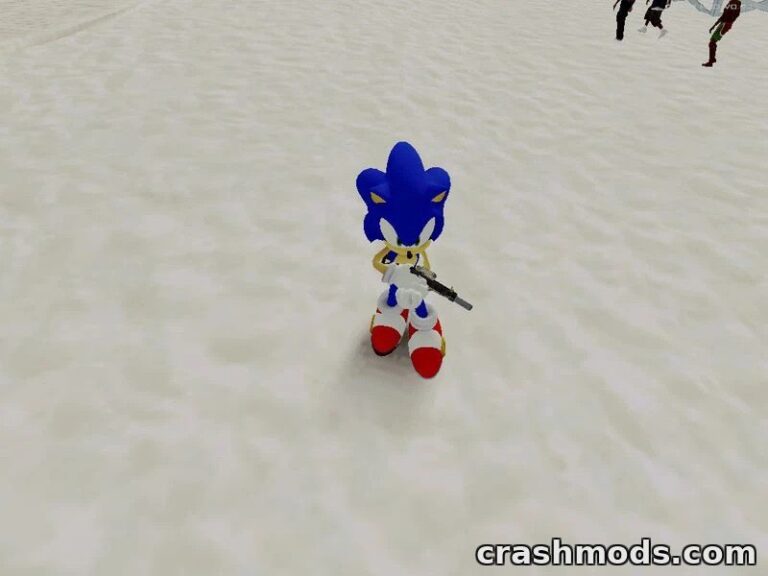 Sonic the Hedgehog HD – High-Quality Skin Replacement GTA San Andreas mod screenshot