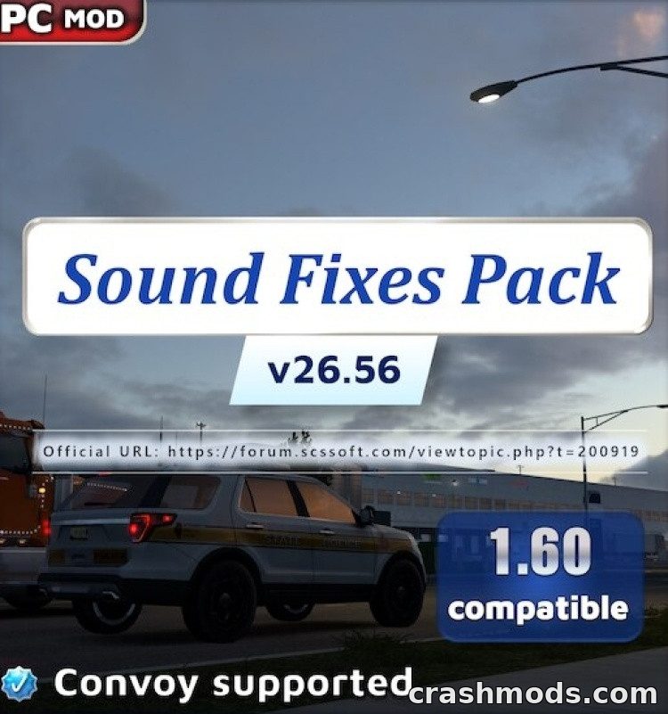 Sound Fixes Pack – Trailer Uncoupling and Vectron Train Sounds Euro Truck Simulator 2 mod screenshot
