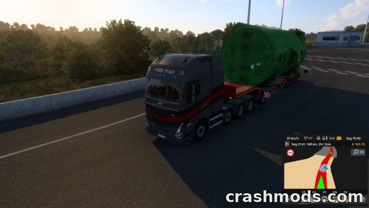 Special Transport 100 km/h Speed Limit – Faster Oversize Jobs – screenshot 2