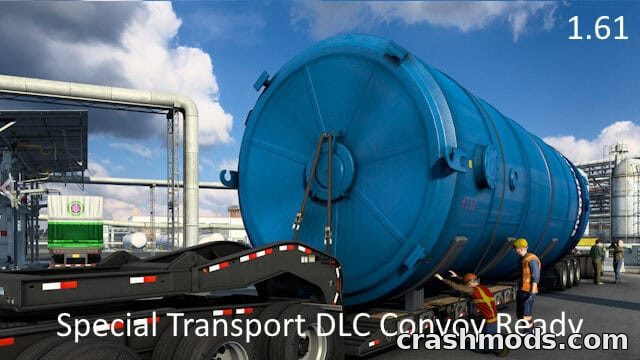 Special Transport Convoy Cargo – Freight Job Pack American Truck Simulator mod screenshot