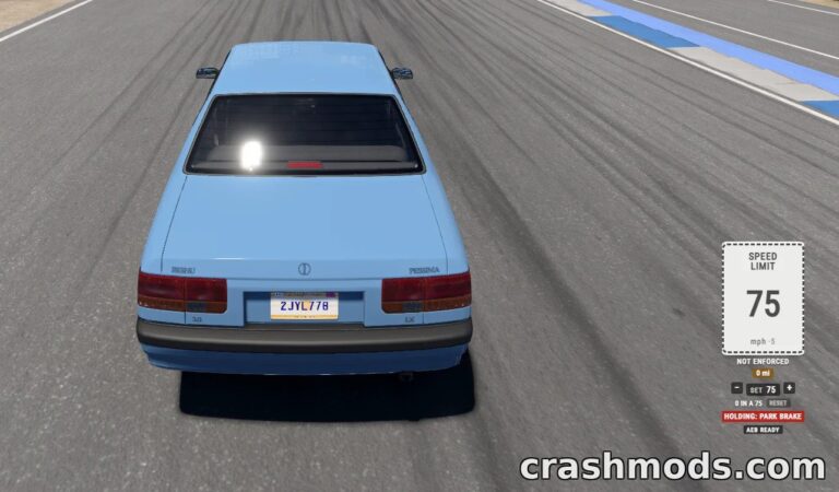 SpeedSign – Speed Limit Cruise, ACC and Emergency Braking BeamNG.drive mod screenshot