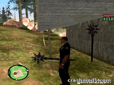 Spike Maul – Unique Melee Weapon Inspired by Shadow of Rome GTA San Andreas mod screenshot