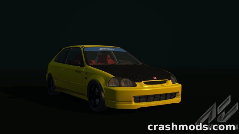 Spoon Honda Civic EK9 Type R – Racing Livery Skin for EK9 Assetto Corsa mod screenshot