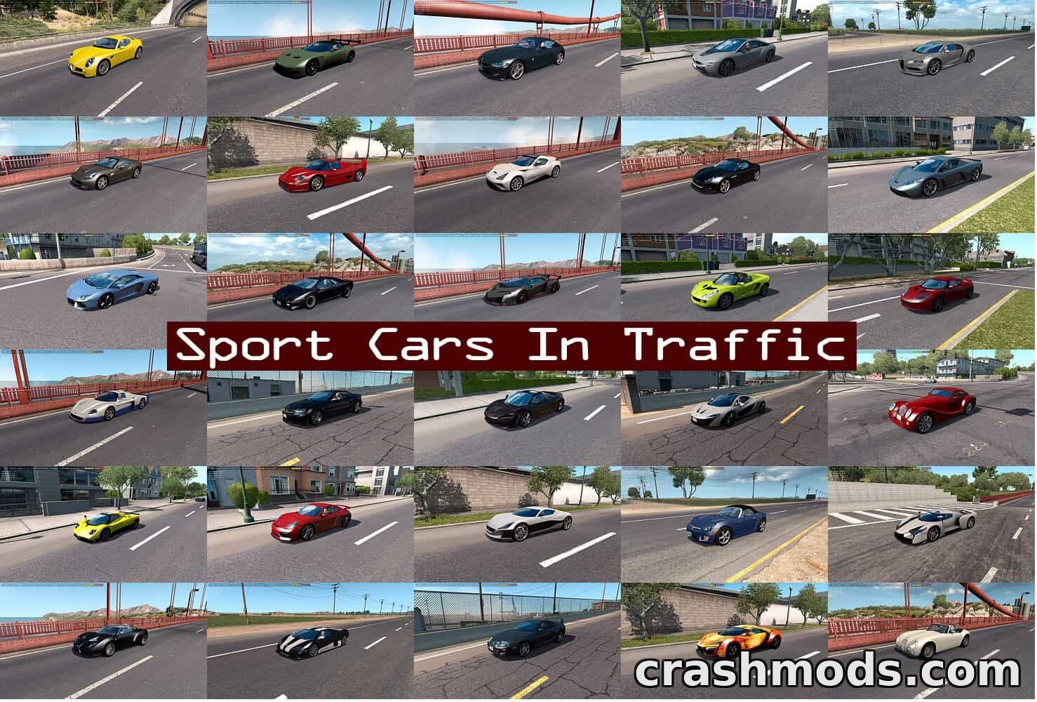 Sport Cars Traffic Pack – 258 Exotic Vehicles – screenshot 3