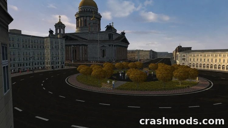 St. Petersburg – Detailed Open World Map for Driving and Drifting City Car Driving mod screenshot