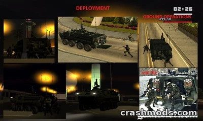 Stryker – Military Vehicle for Deployment and Ground Attack GTA San Andreas mod screenshot