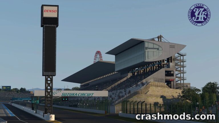 Suzuka Circuit – Japanese Figure-Eight Race Track Assetto Corsa mod screenshot
