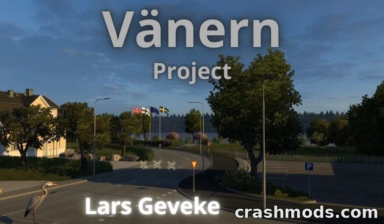 Sweden Extended – Vanern Project Map Addon Euro Truck Simulator 2 mod screenshot