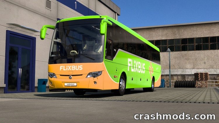 Temsa Safir Plus / HD 13 – Drivable Coach Bus Euro Truck Simulator 2 mod screenshot