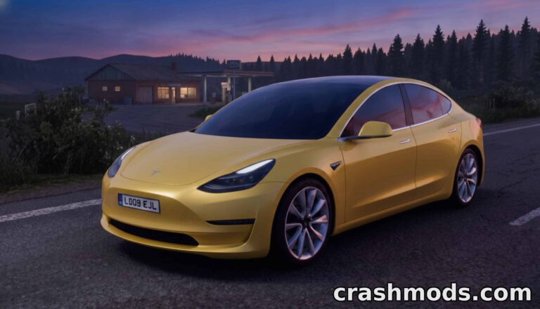 Tesla Model 3 Performance 2021 – Electric Sports Car American Truck Simulator mod screenshot